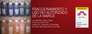 [DENUNCIA] Fraccionamiento y uso de marca